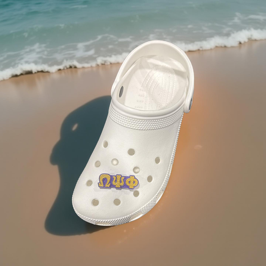 Omega Psi Phi Shoe Charm